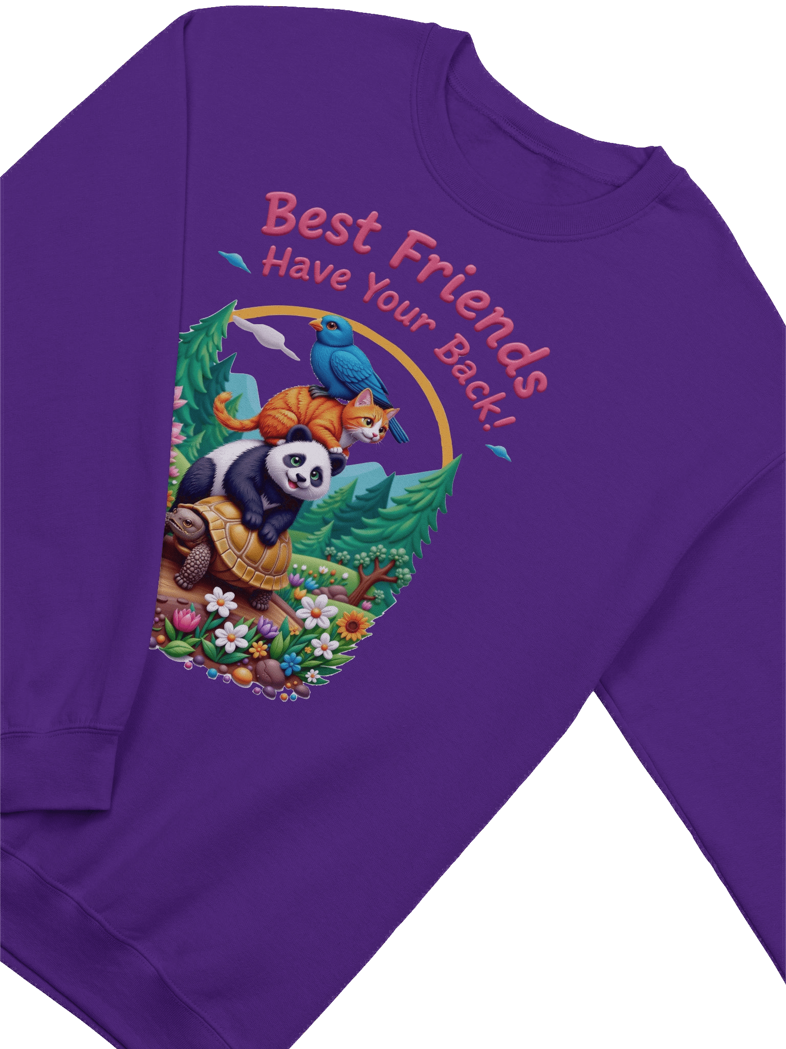 Whimsical Best Friends Crewneck Sweatshirt product image (25)