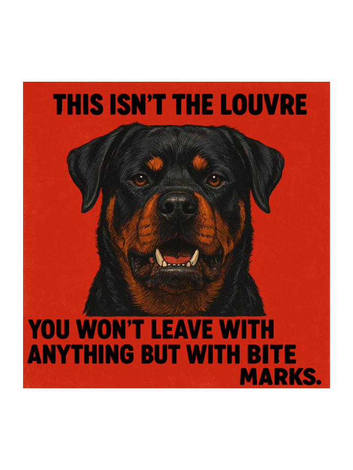 Rottweiler Bite Marks Sticker product image (1)