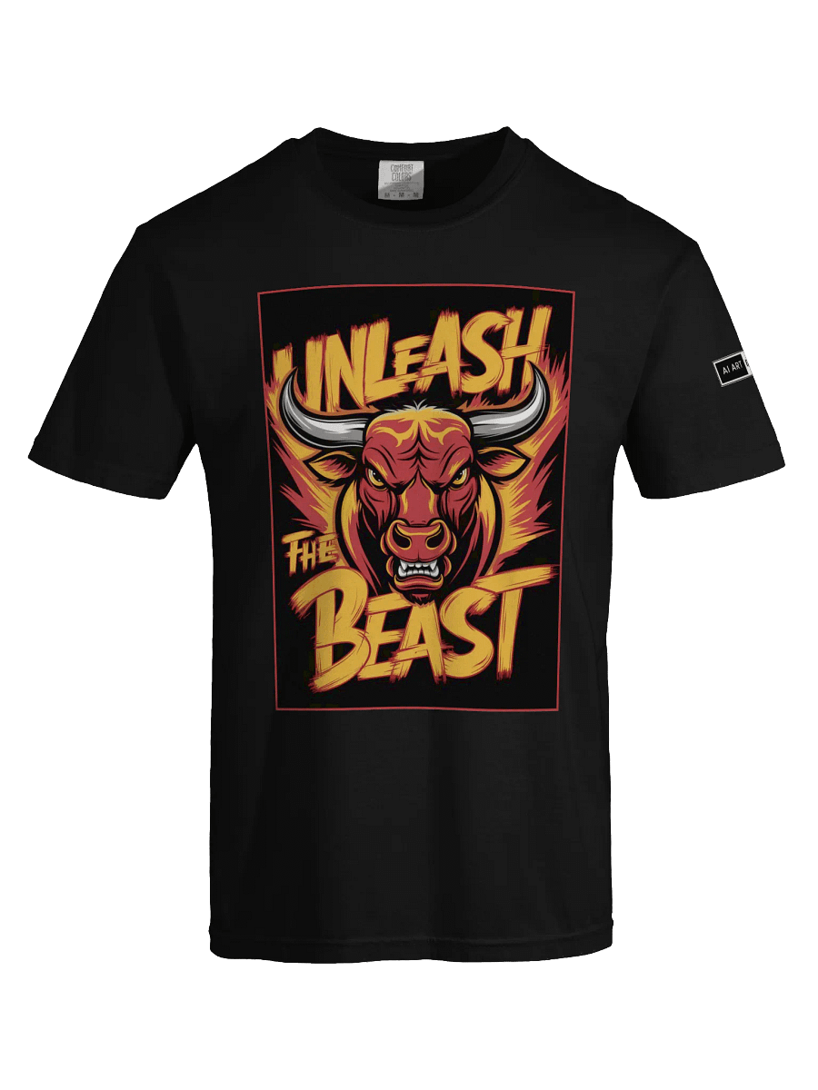 "UNLEASH THE BEAST" 100% cotton T-shirt product image (15)