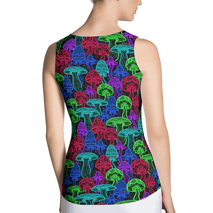 Neon Mushrooms (Variation 1) All-Over Tank Top product image (2)