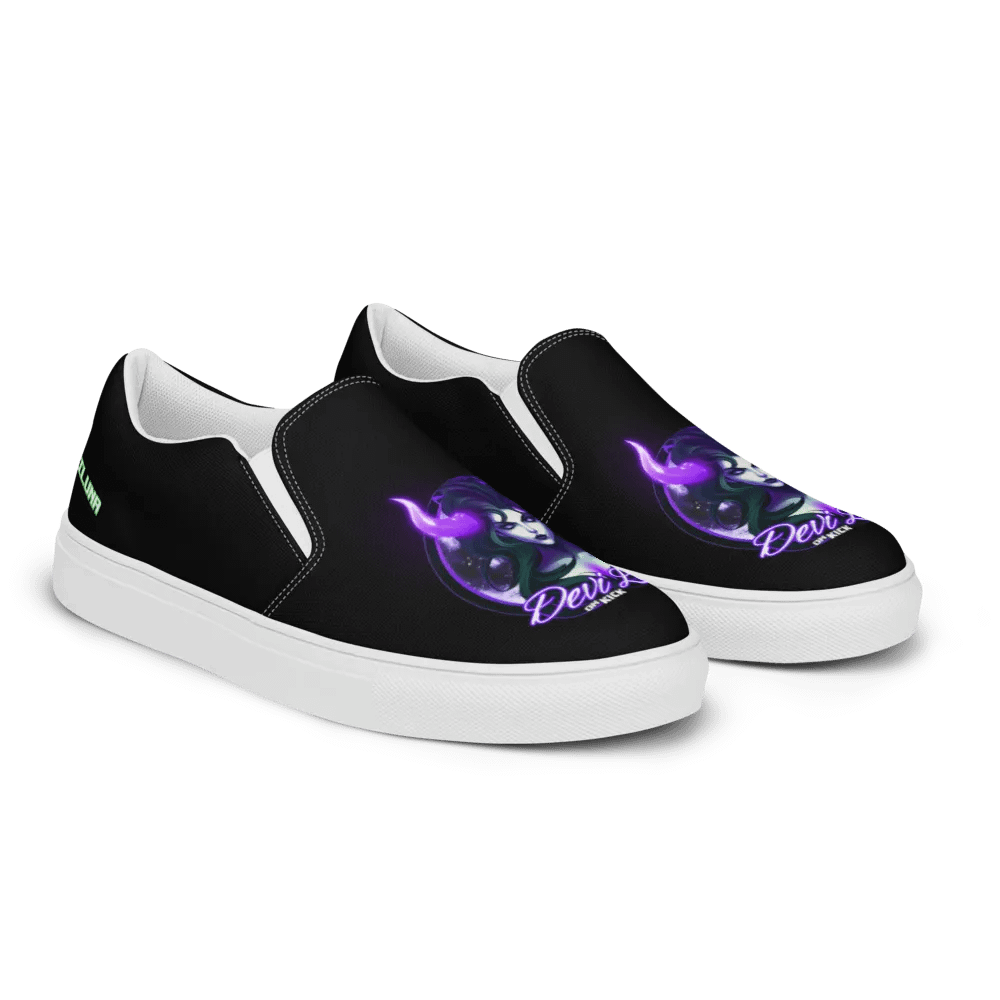 DeviLuna Black Slip-On Shoes product image (6)