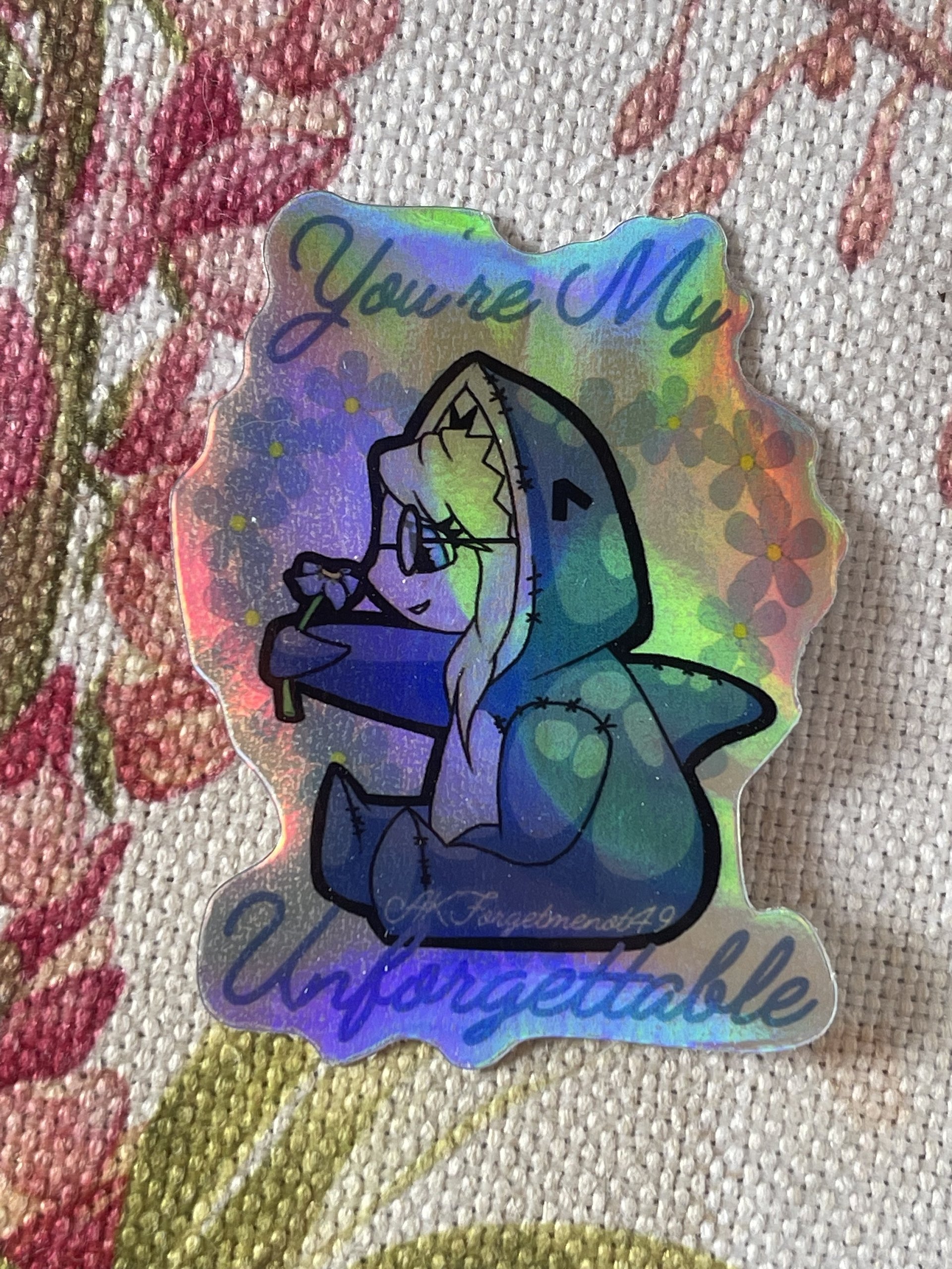 Holographic You're My Unforgettable Sticker product image (1)