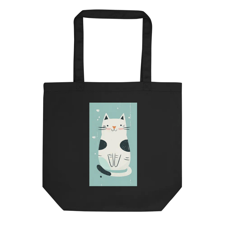 Purr-fectly Stylish Cat Design - Econscious Eco-Friendly Tote Bag product image (1)
