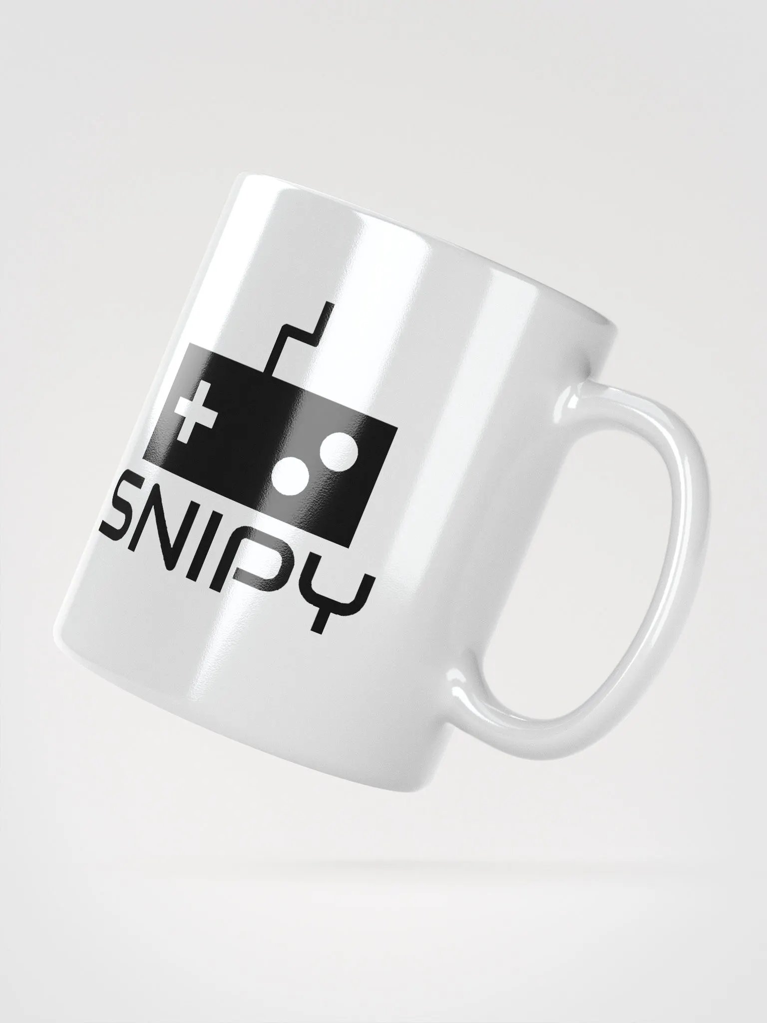 SnipyPlays Logo Mug White product image (6)