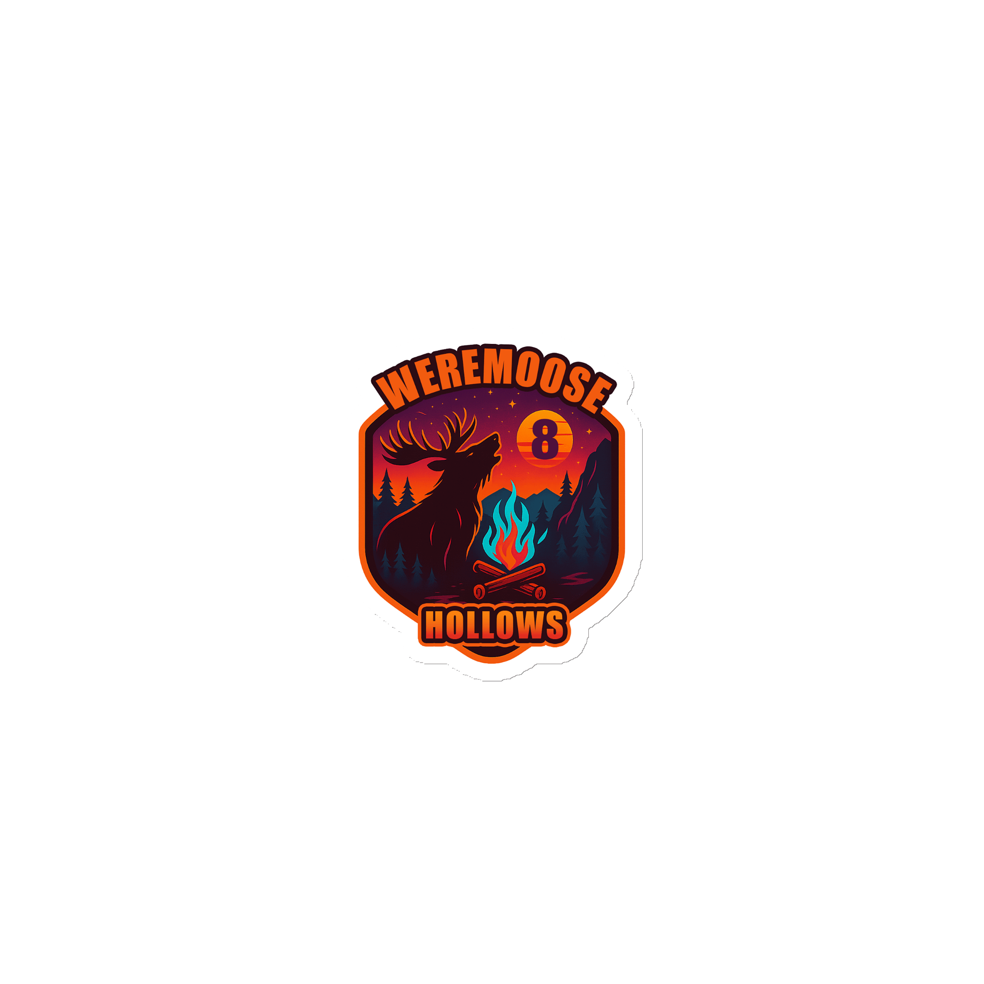 Limited Edition 8 Year Anniversary Camp Weremoose Hollows Magnet product image (1)