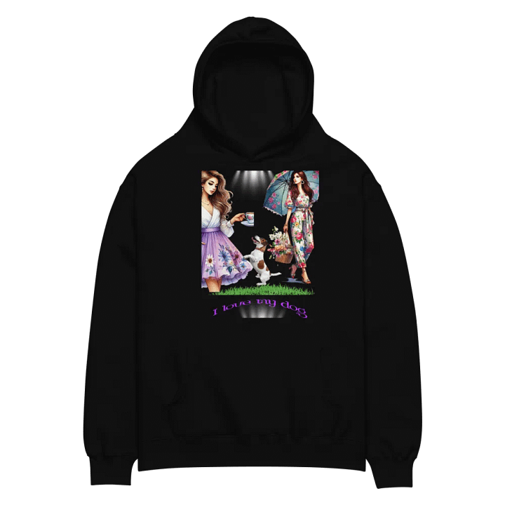 Floral Friends Unisex Oversized Hoodie product image (2)