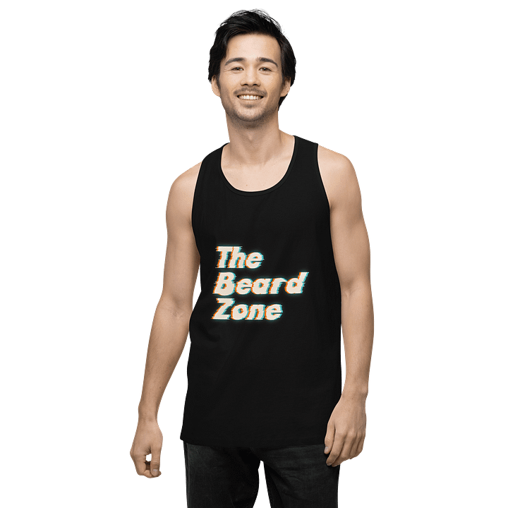 The Beard Zone Glitched Tank Top product image (2)