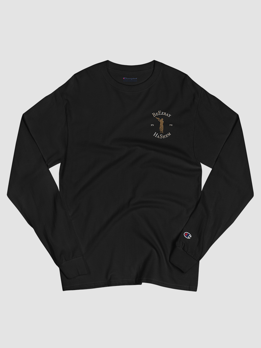 BeEzrat HaShem, Inc Champion black Long Sleeve Shirt product image (3)