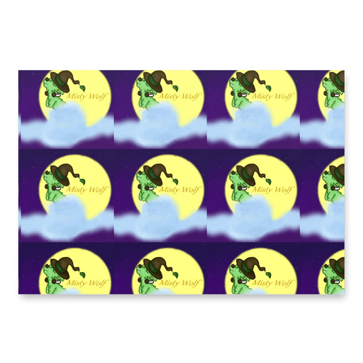 Misty Wolf Wrapping Paper Set product image (1)