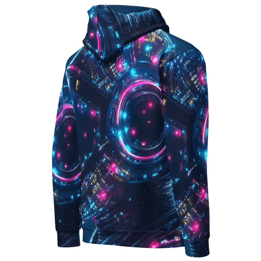 Neon Circuit Unisex Hoodie product image (7)
