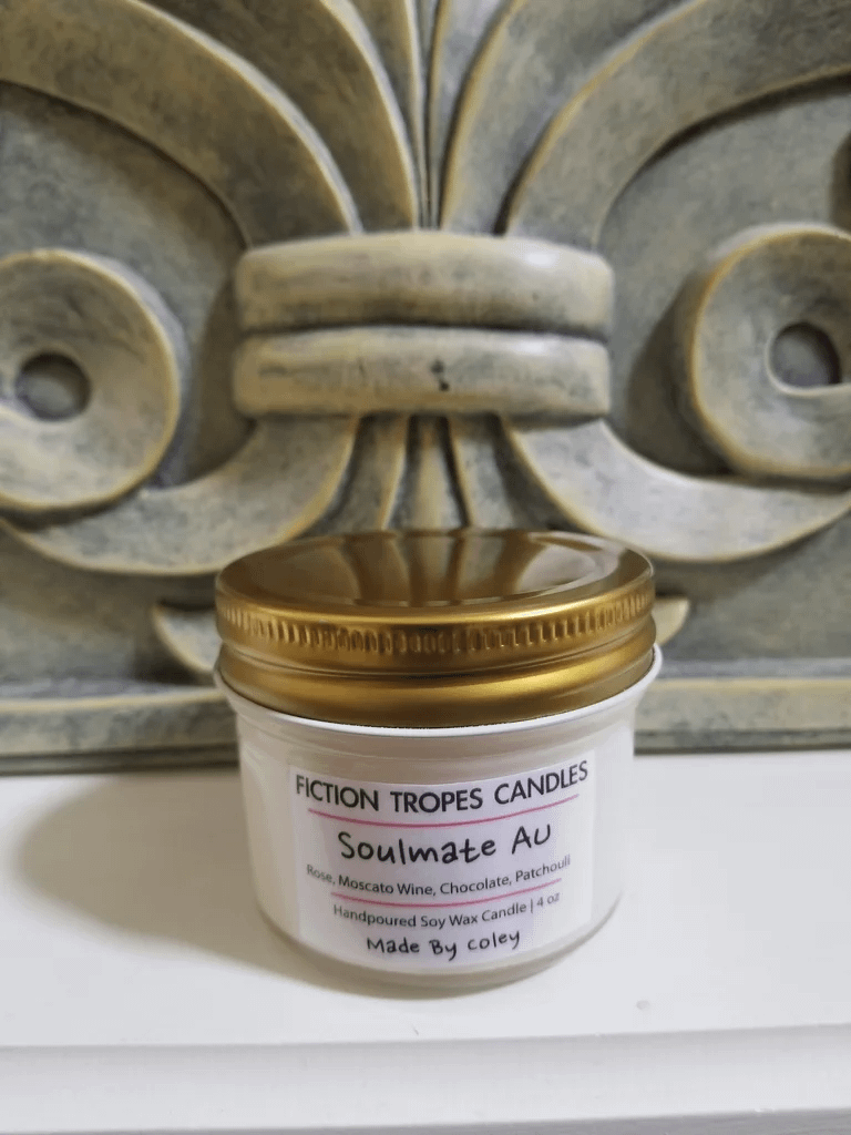 Mini Soulmate AU Candle (Fiction Tropes Candles) product image (2)
