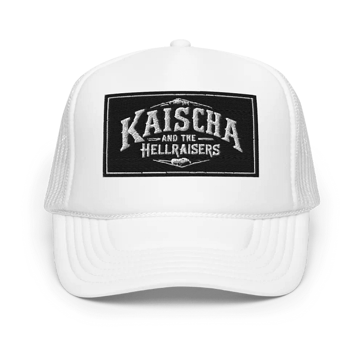 Kaischa and the hellraisers foam trucker hat product image (1)