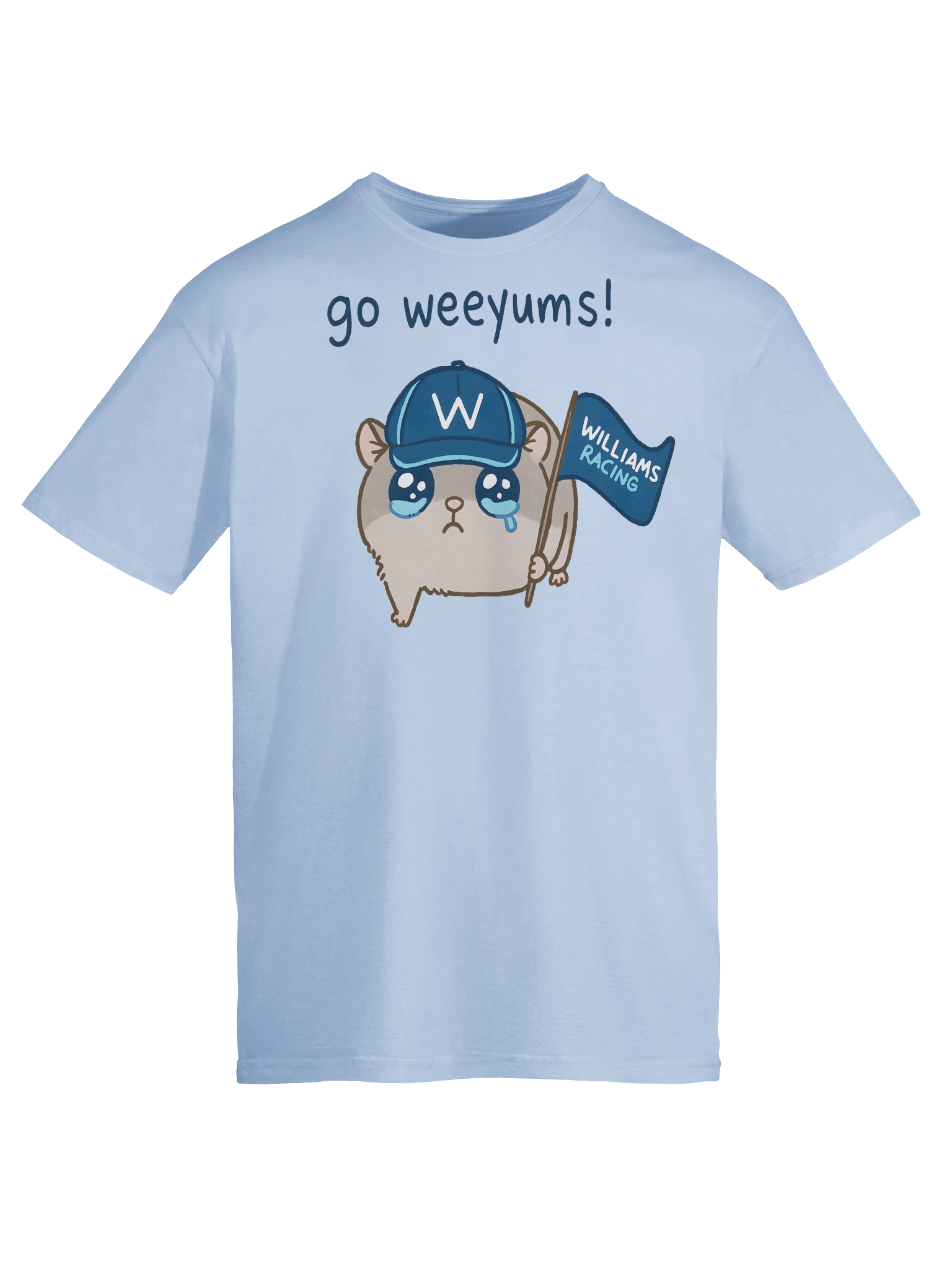Go Weeyums! Williams Racing Hamster F1 Fan Art Tee product image (6)