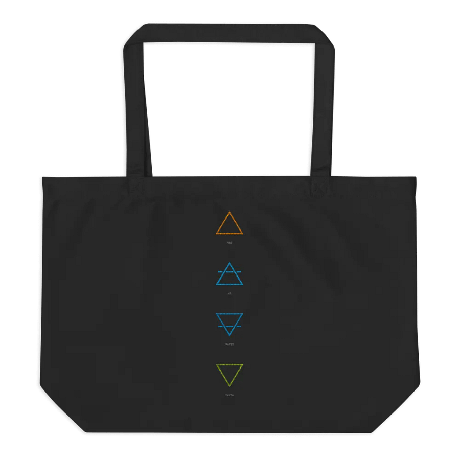 Illusory Triangles Organic Tote product image (2)