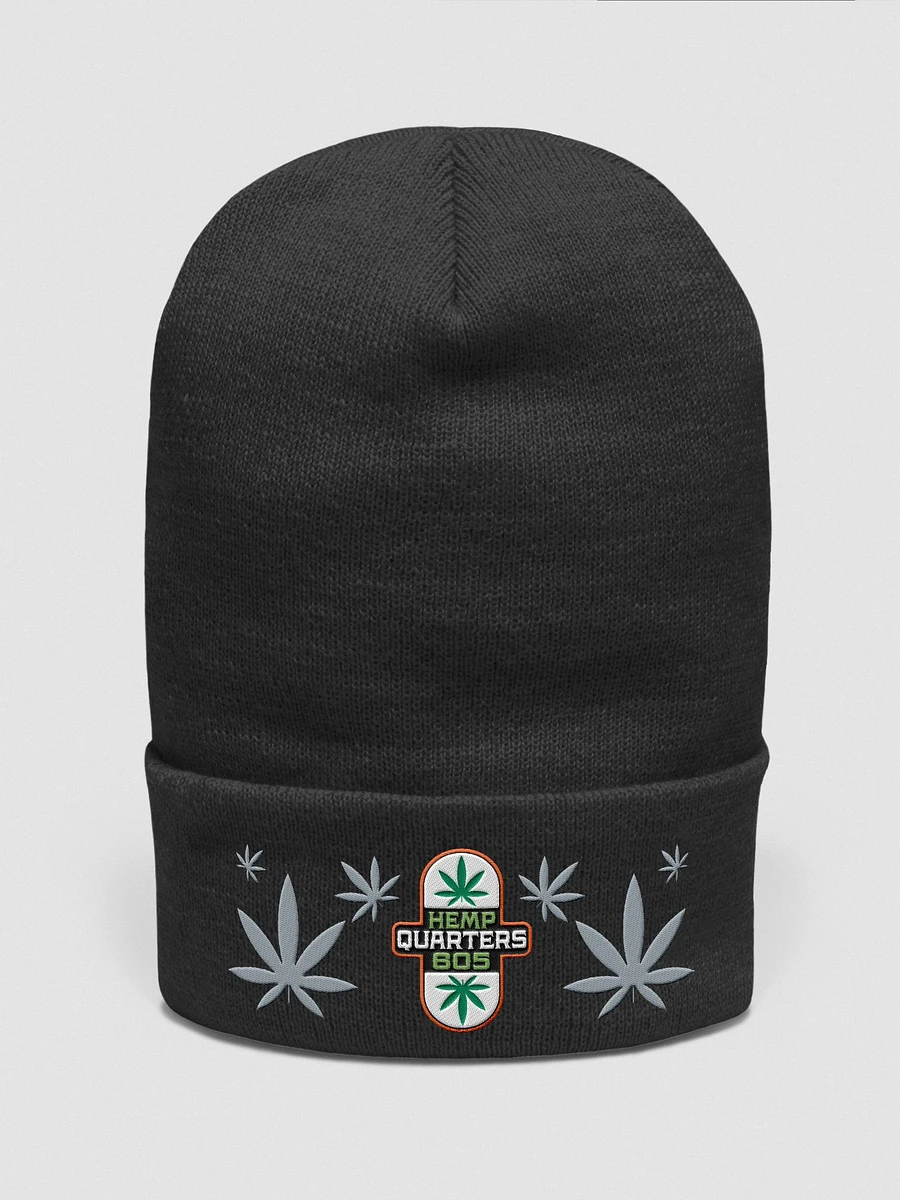 HQ Beanie with Grey Leaves product image (1)