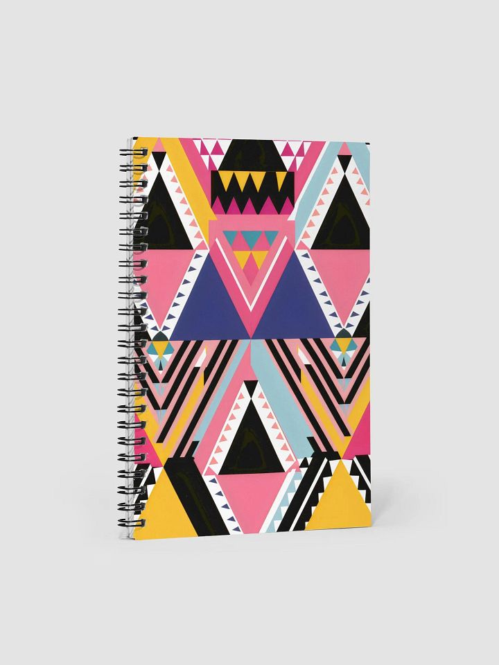 Geometric Harmony Spiral Notebook product image (1)