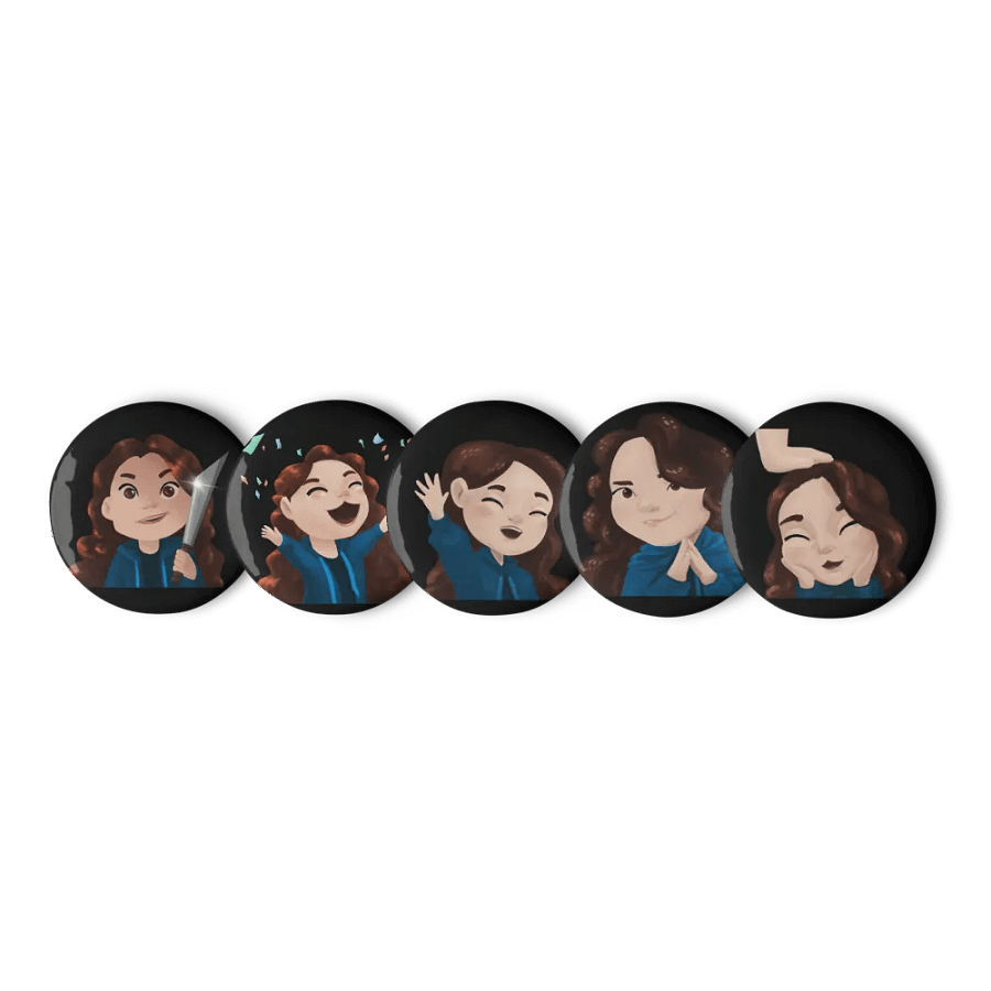 Goddess Ari Emotes 1 Pins product image (2)