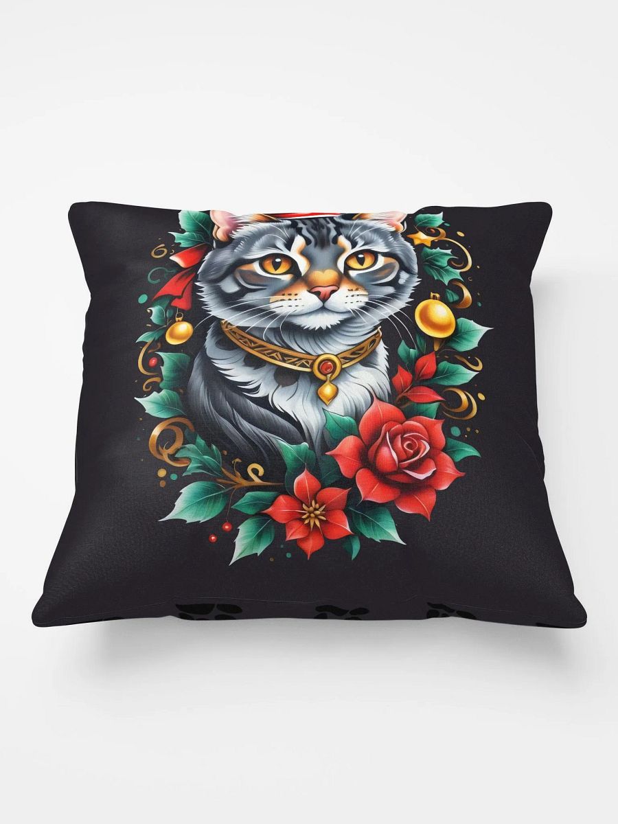 Christmas Kitty & Holiday Charm Pillow product image (3)