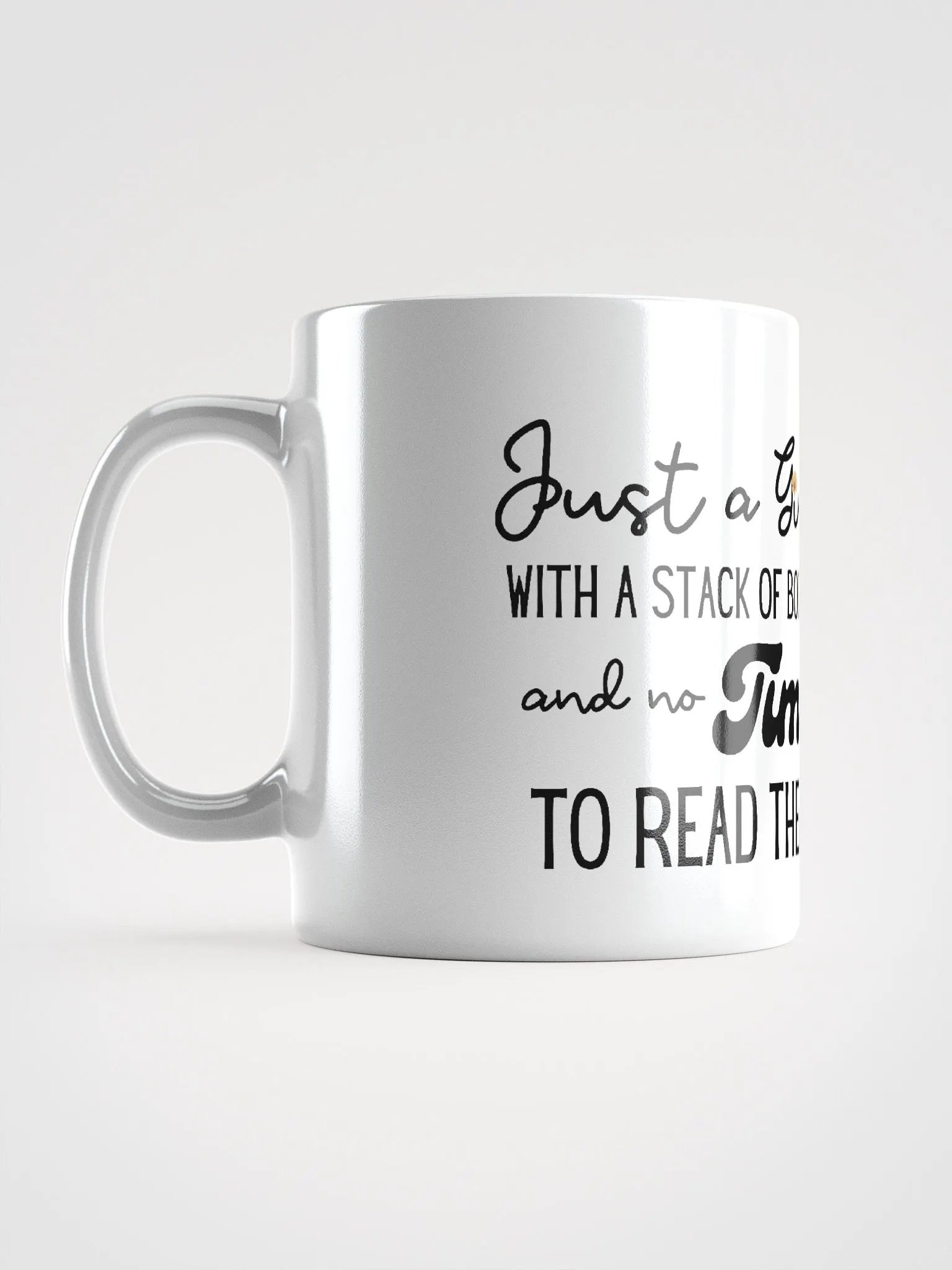Just a Girl With a Stack of Books Mug product image (11)