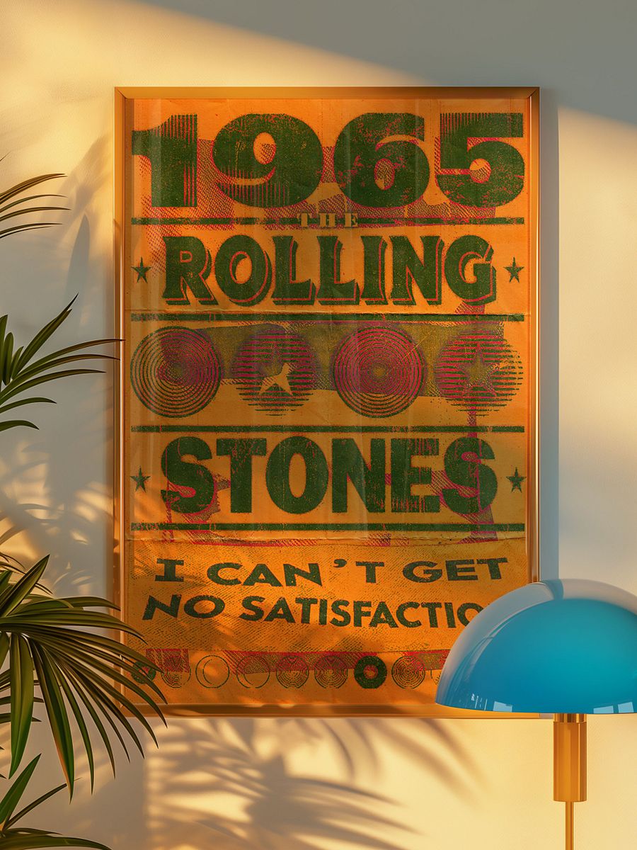 The Rolling Stones 1965 Tribute Poster | Vintage Rock Print | Retro Concert Art | Classic Music Decor | Timeless Tour Artwork product image (4)