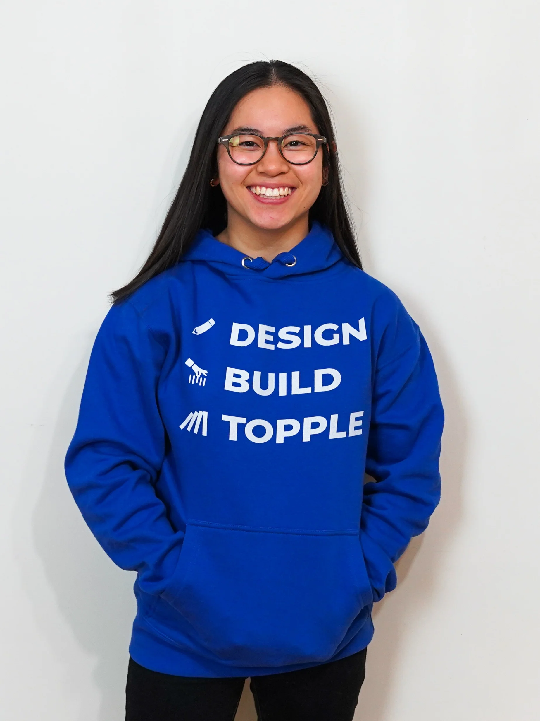 "DESIGN BUILD TOPPLE" Hoodie product image (1)