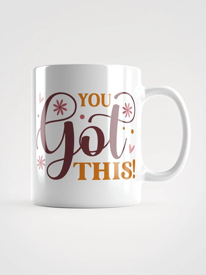 Floral Inspiration White Glossy Mug product image (1)
