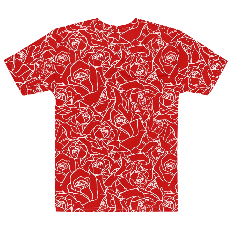 Loads of Roses · red-white crew neck t-shirt product image (7)