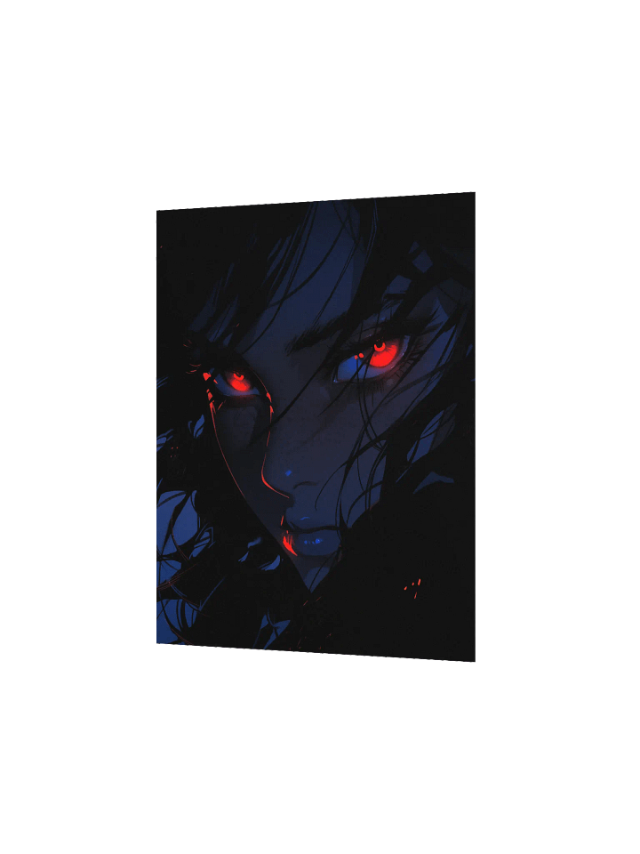 Crimson Gaze Matte Poster product image (8)