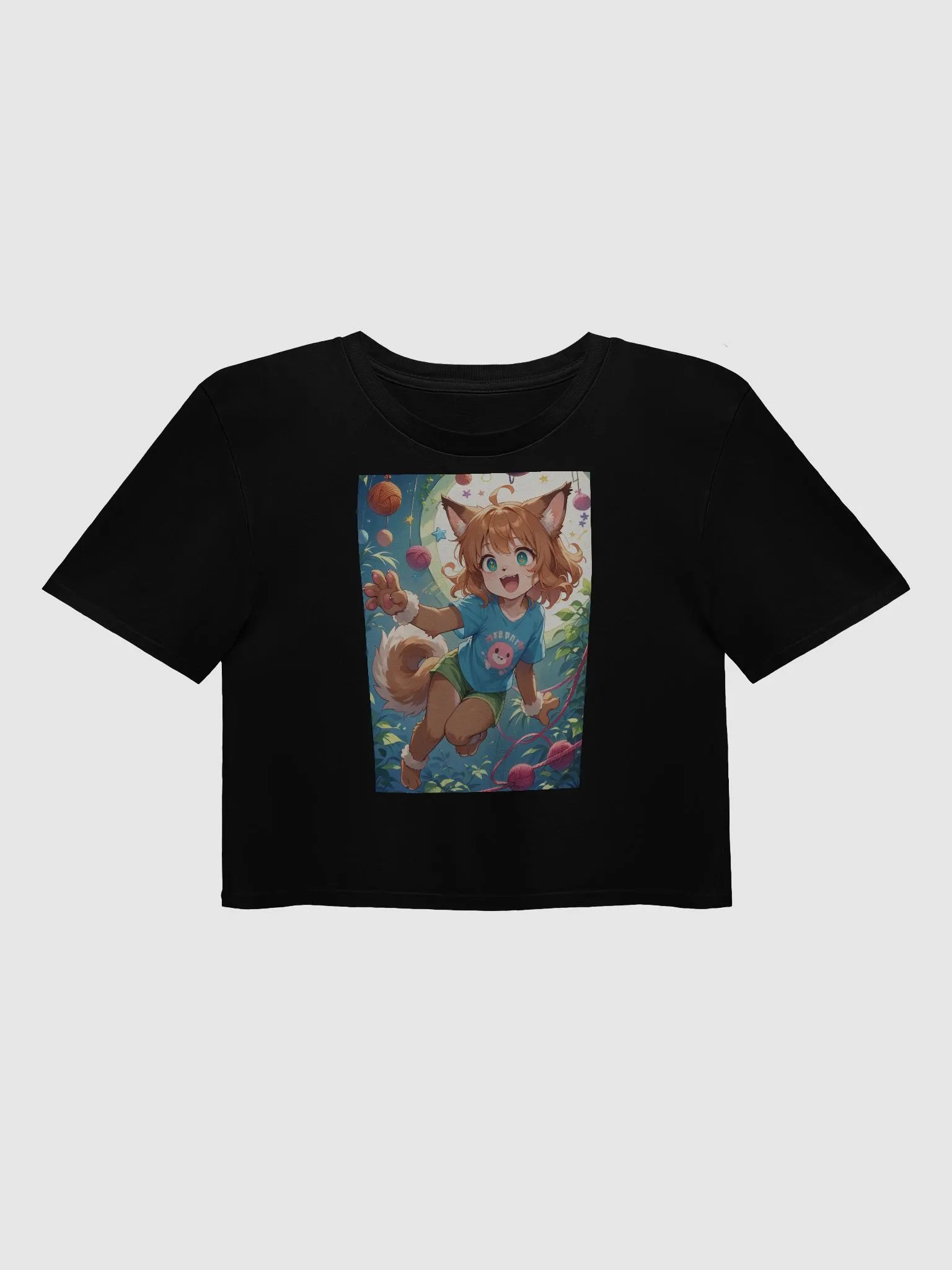 Animated Cat Girl Crop Top product image (1)