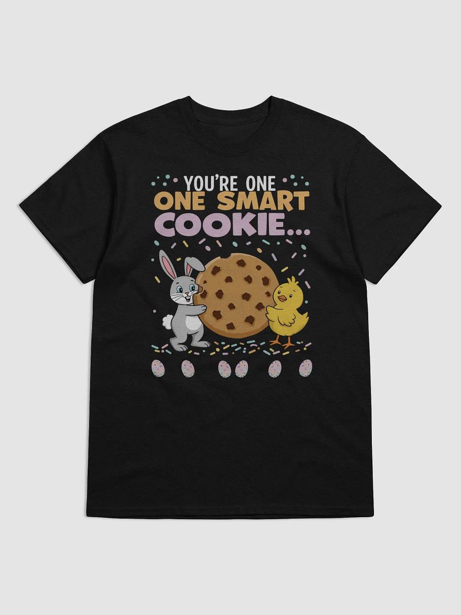 You're One Smart Cookie Easter T-Shirt – Cute Bunny & Chick Design product image (6)