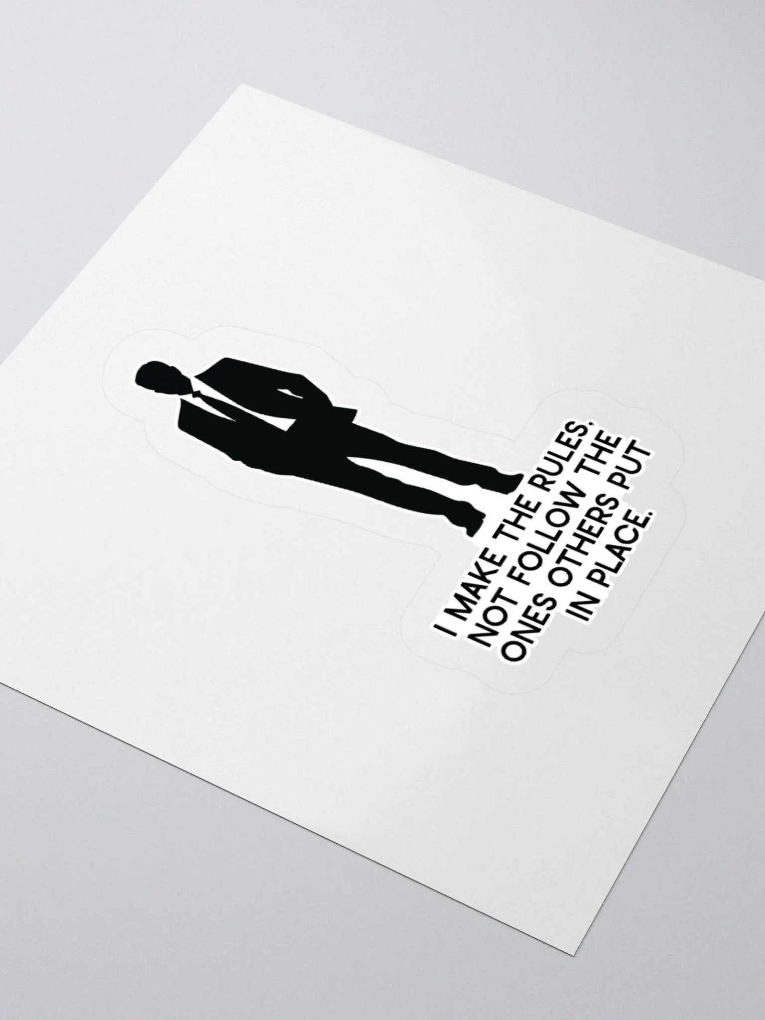 I Make The Rules Sticker product image (3)