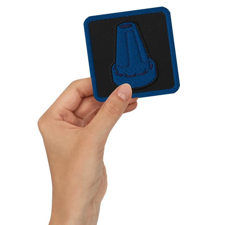 Blue Cone Embroidered Patch product image (2)