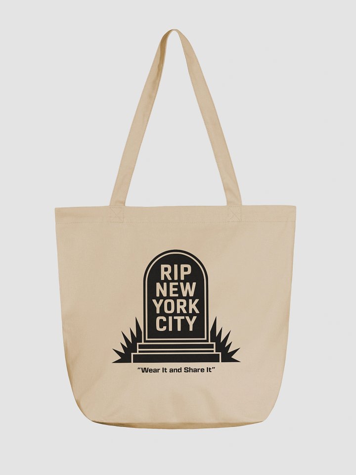 "RIP NYC" Gravestone Statement Tote product image (1)