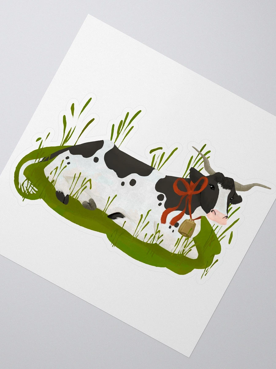 Resting Cow Sticker product image (2)