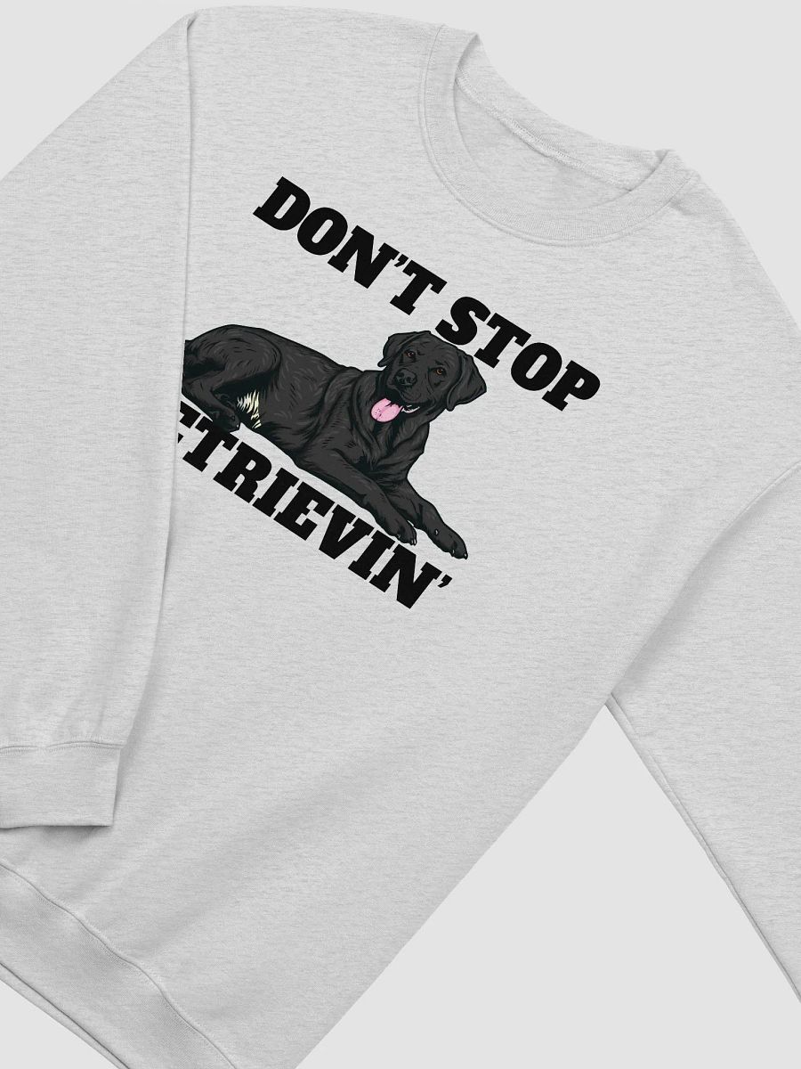 Don't Stop Retrievin' Sweatshirt of a Labrador Retriever(Black) | Funny Shirt for Lab Paw-rents product image (26)