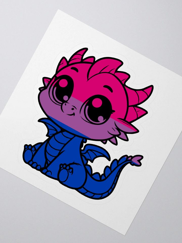 Bisexual Pride Dragon Sticker product image (2)