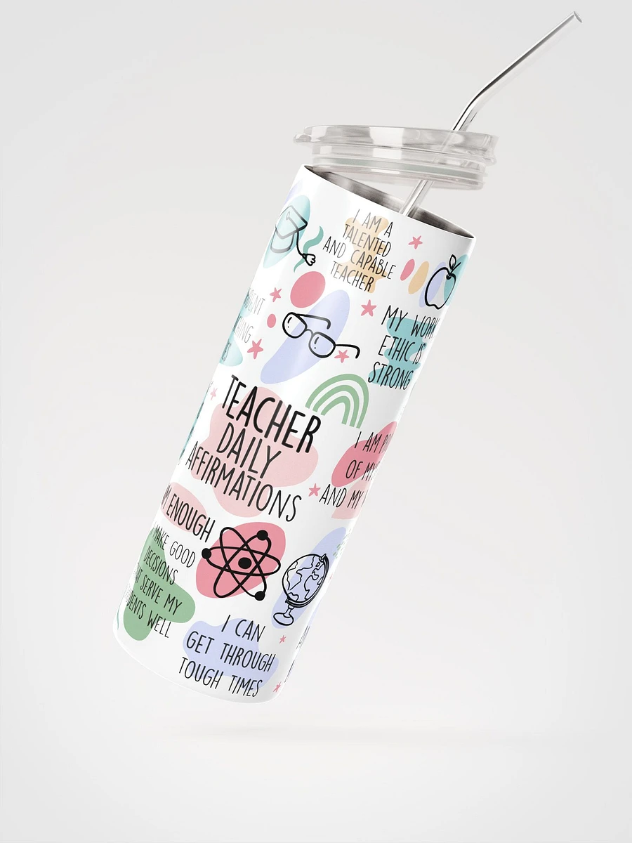 Teacher Daily Affirmations Tumbler 20 oz. product image (7)