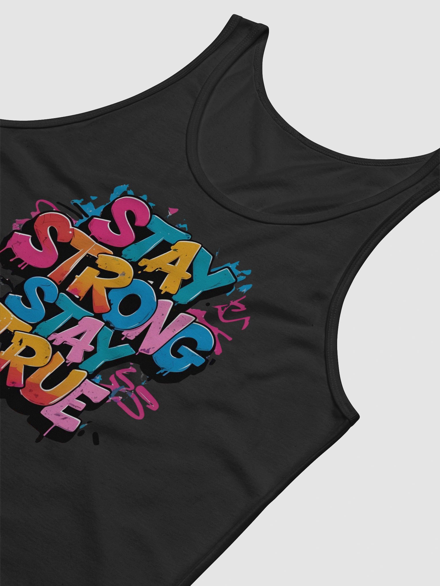 Stay Strong Stay True Tank Top – Unisex Bella + Canvas Jersey Fit product image (3)