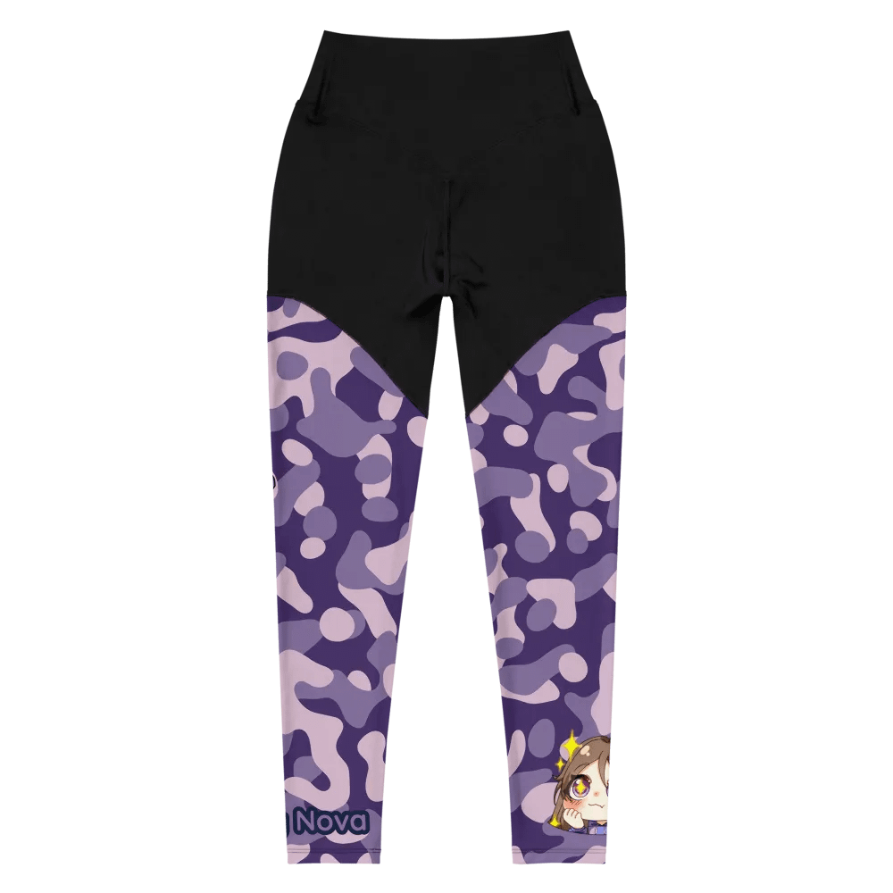 Purple Camo Nova Sports Leggings product image (9)
