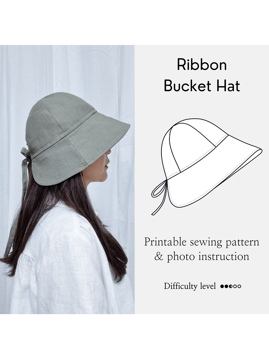[PDF] Hat making DIY full size download print PDF file product image (1)