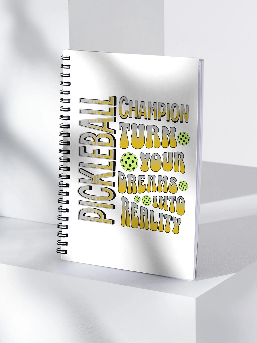 Champion Dreams Turn Your Dreams Into Reality Spiral Notebook product image (1)