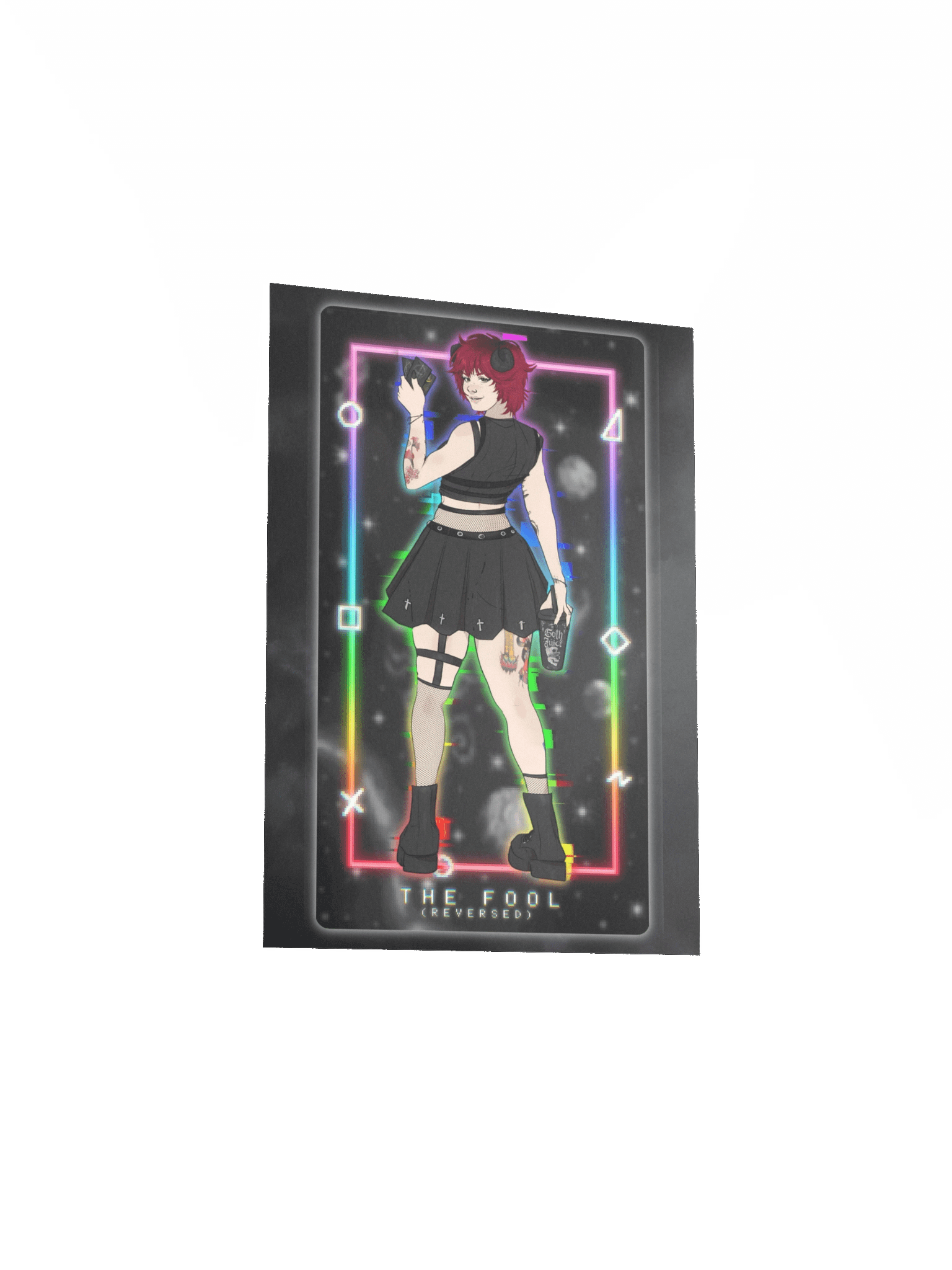 RAENBOU Reversed Fool Tarot Card Poster product image (3)
