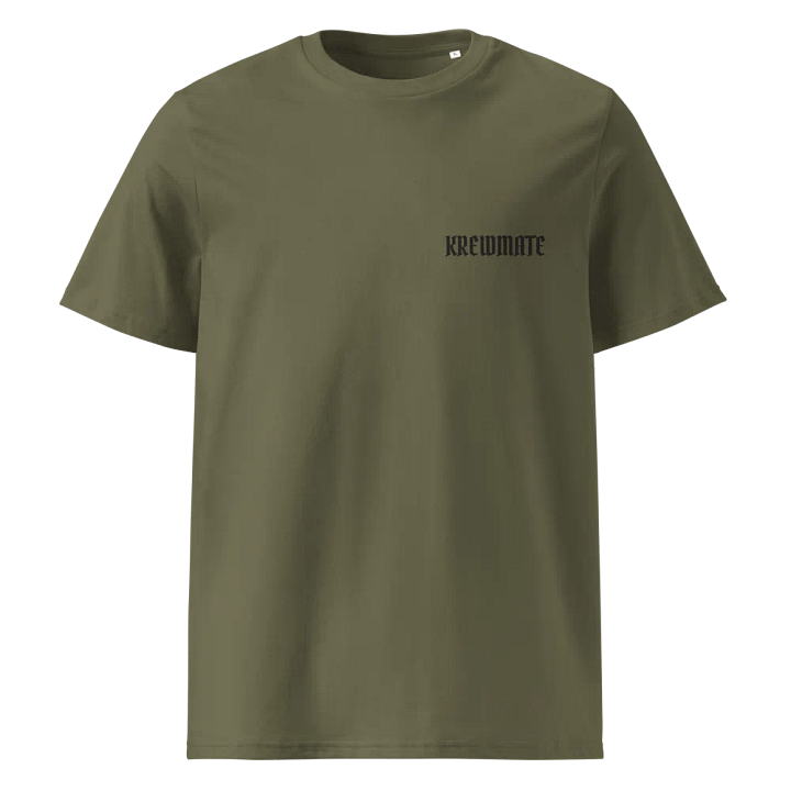 Krewmate Essentials Embroidered T-Shirt (Black Logo) product image (1)