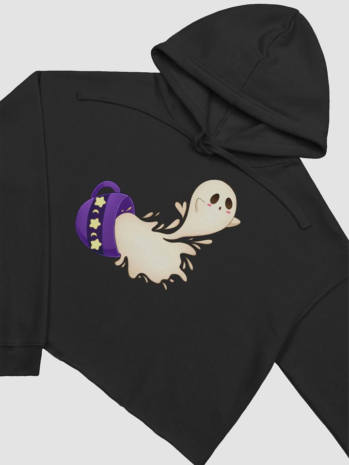 Coffee Ghost Crop Hoodie - Colored product image (1)