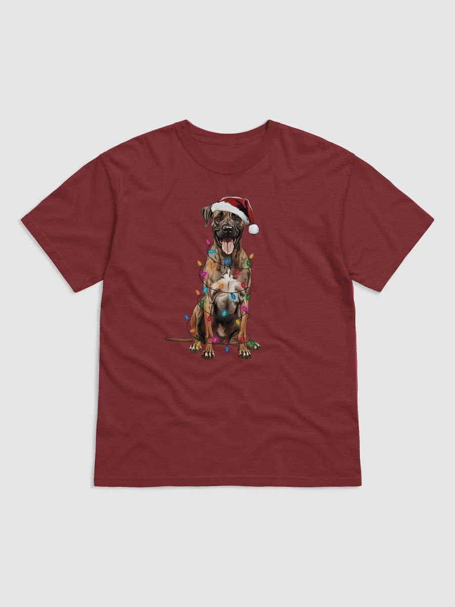 Funny Great Dane(Brindle) Christmas T-Shirt for Great Dane Paw-rents product image (9)