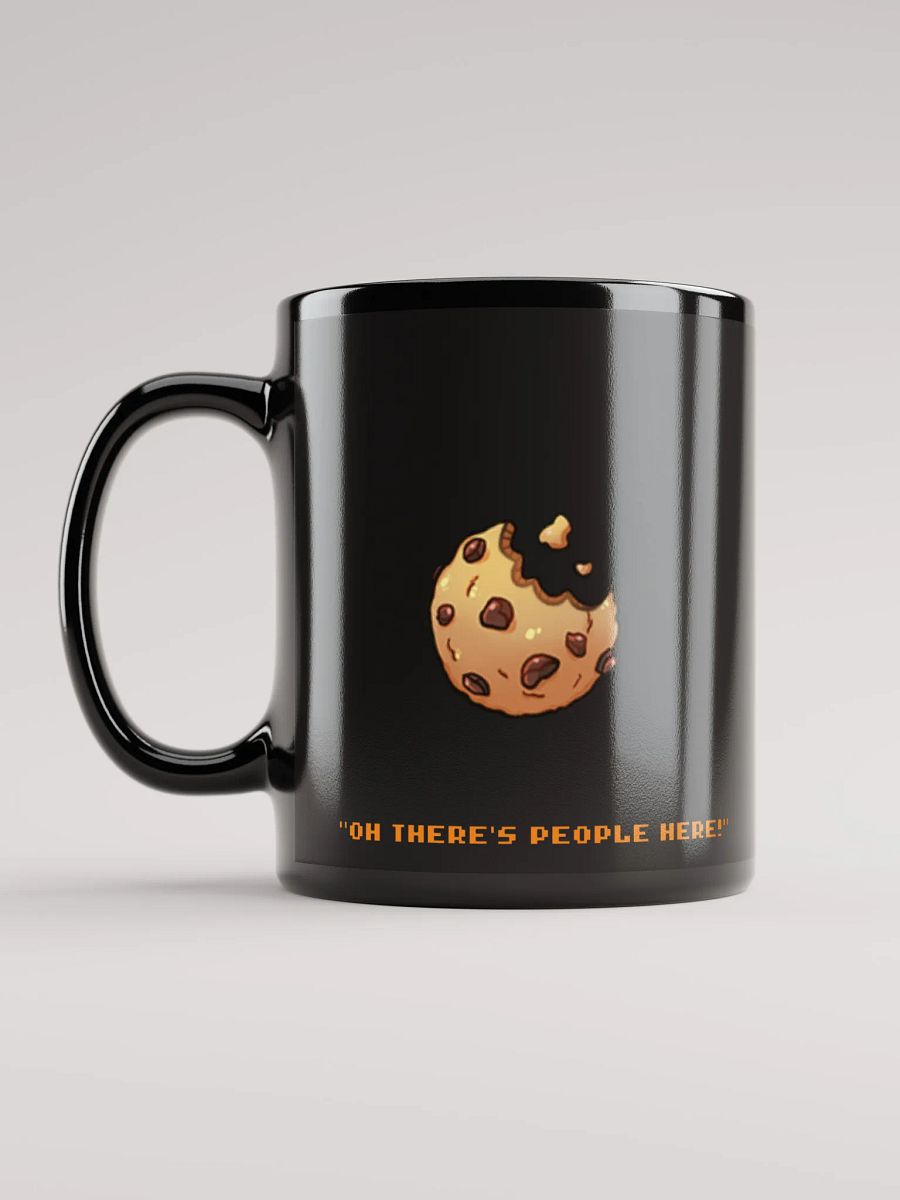 "OH There's people here!" Mug (all black) product image (12)