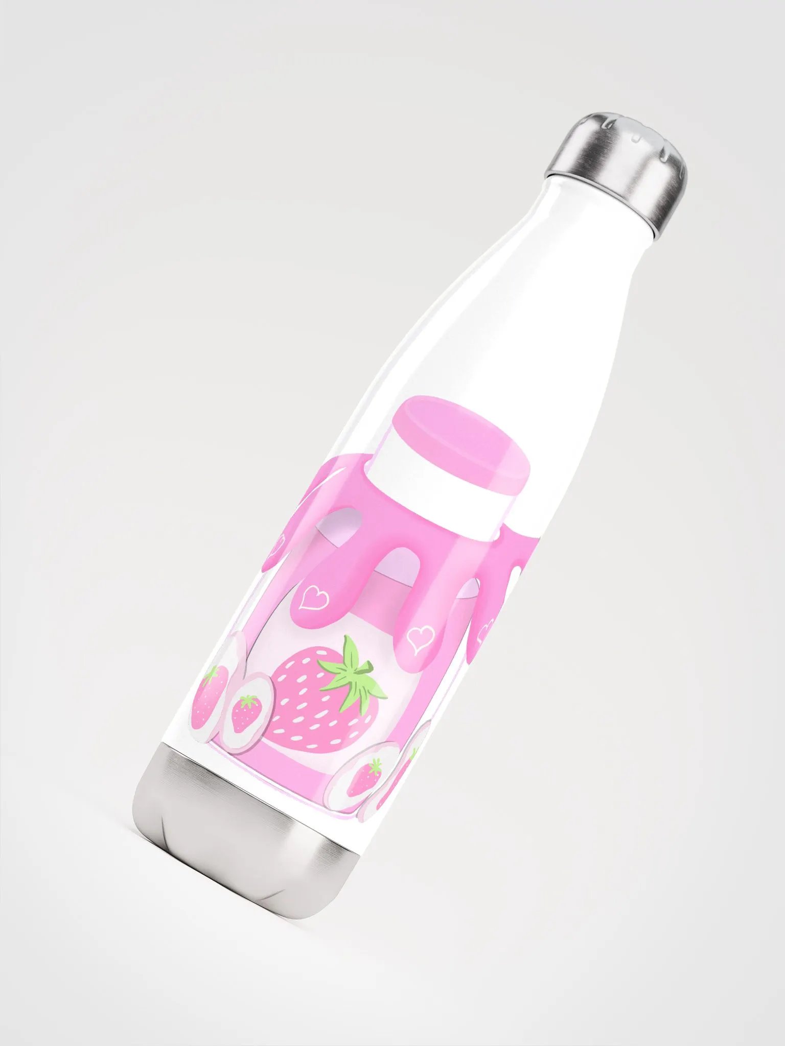 Strawberry Milk Waterbottle - black product image (9)