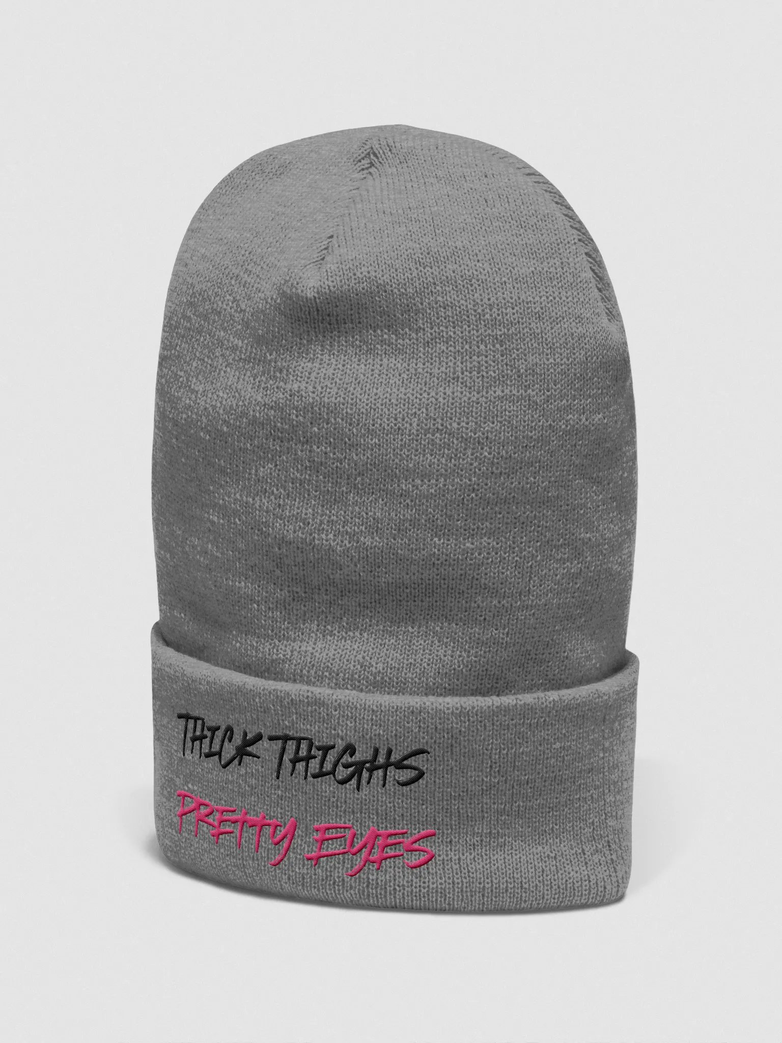 Thick Thighs Pretty Eyes Beanie product image (3)