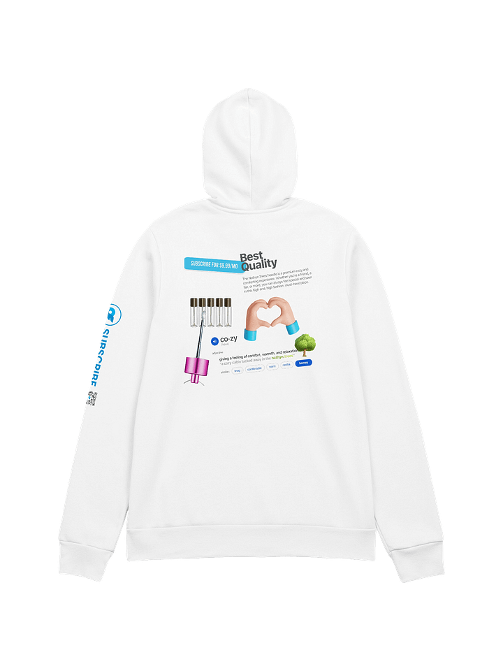 The @nathyn.trees Super Comfy Hoodie in White product image (2)