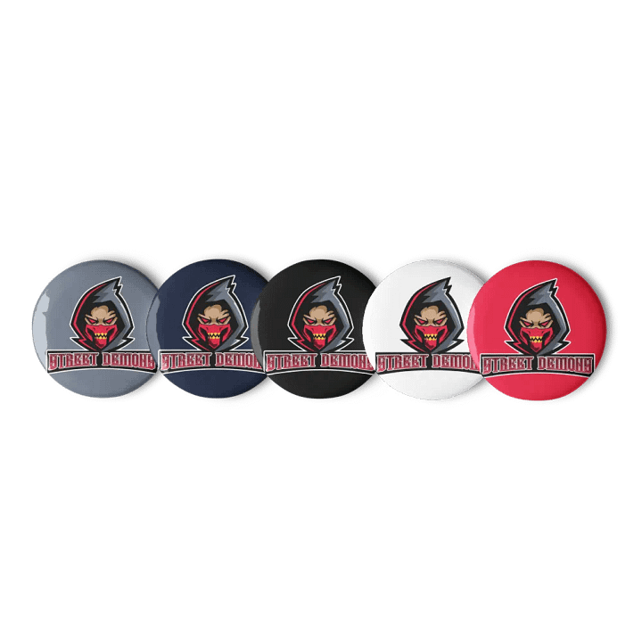 Street Demon Pins (Set of 5 Assorted Colors) product image (1)